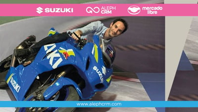 Suzuki Motorcycles starts the engine and speeds up towards the future