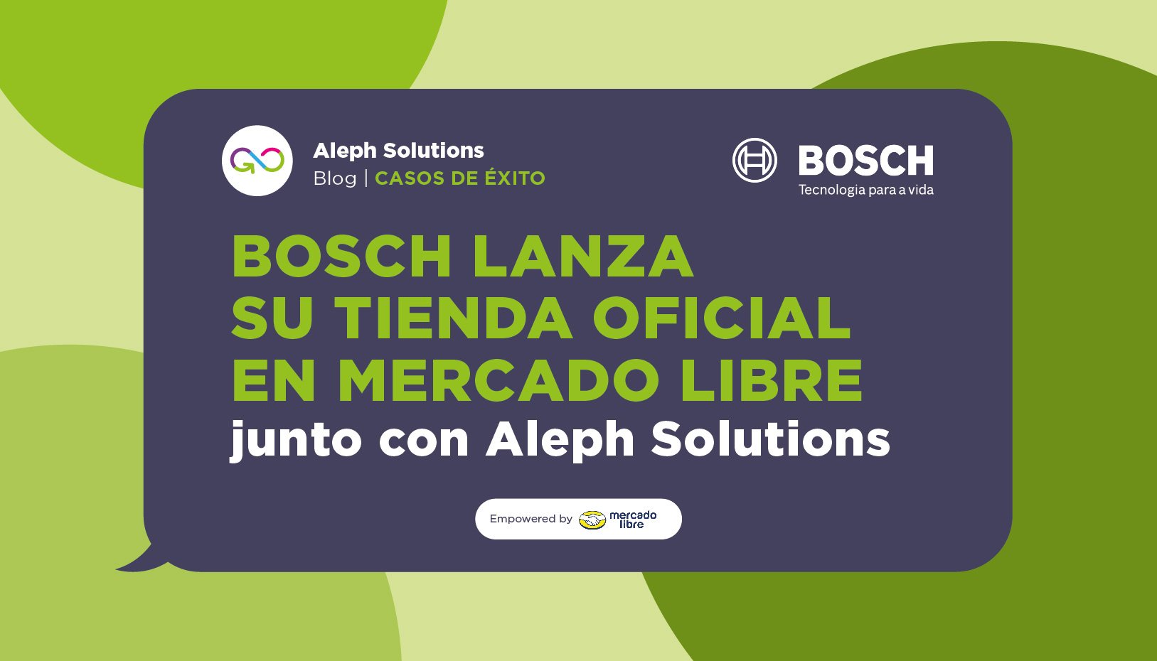 Bosch lanza su tienda oficial en Mercado Libre junto con Aleph Solutions