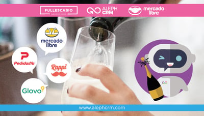 AlephCRM, Full Escabio, MercadoLibre, Rappi, Glovo and PedidosYA begin the transformation of the food and beverage industry